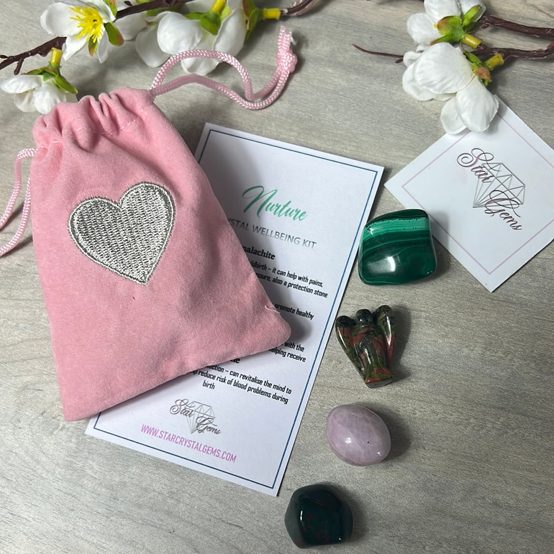Starcrystalgems - Nurture Motherhood Pregnancy Tumblestone Kit