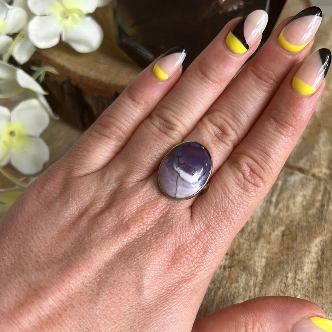 Tiffany Stone 925 Sterling Silver Ring - S