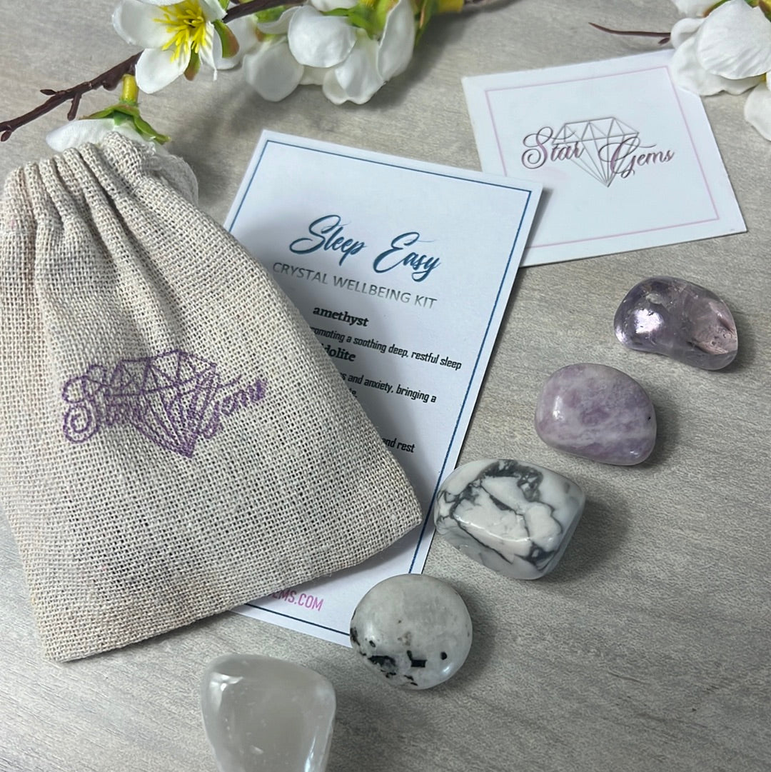 Starcrystalgems - Sleep Easy insomnia nightmare Tumblestone Set