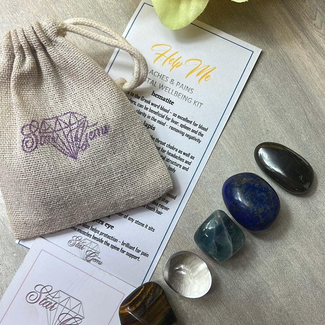 Starcrystalgems - Aches & Pains Tumblestone Kit