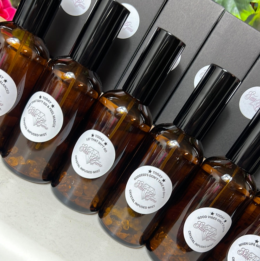 StarCrystalGems - TODAY Natural Crystal Infused Mist Sprays 100ML