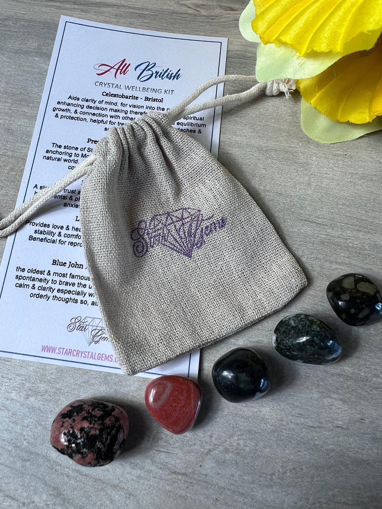 Starcrystalgems - All British Tumblestone Set