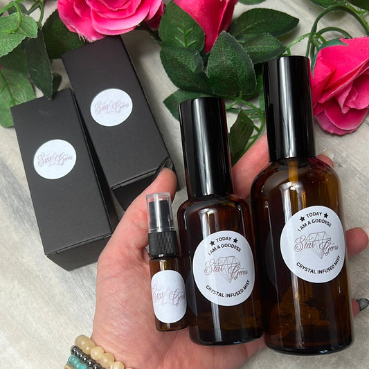 Star Therap-ease - TODAY I am a Goddess - Natural Crystal Infused Mist - Japanese Blossom Spray