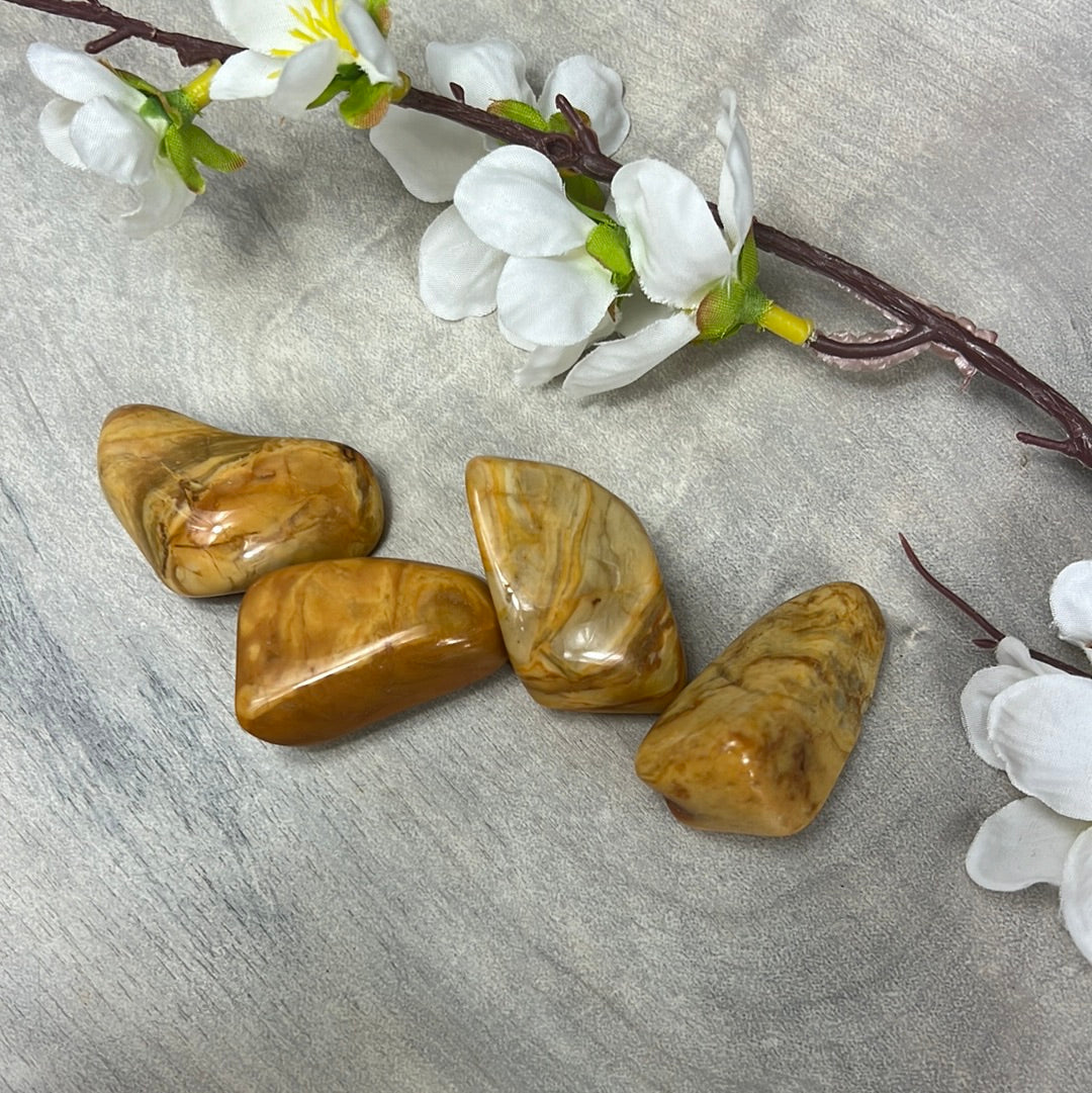 Large Yellow Jasper Tumble Tumblestone
