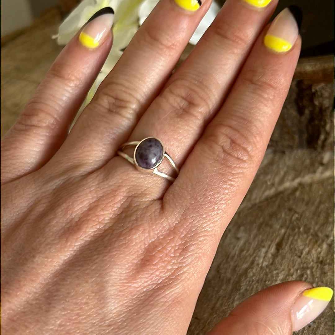 Kammererite 925 Sterling Silver Ring - N 1/2
