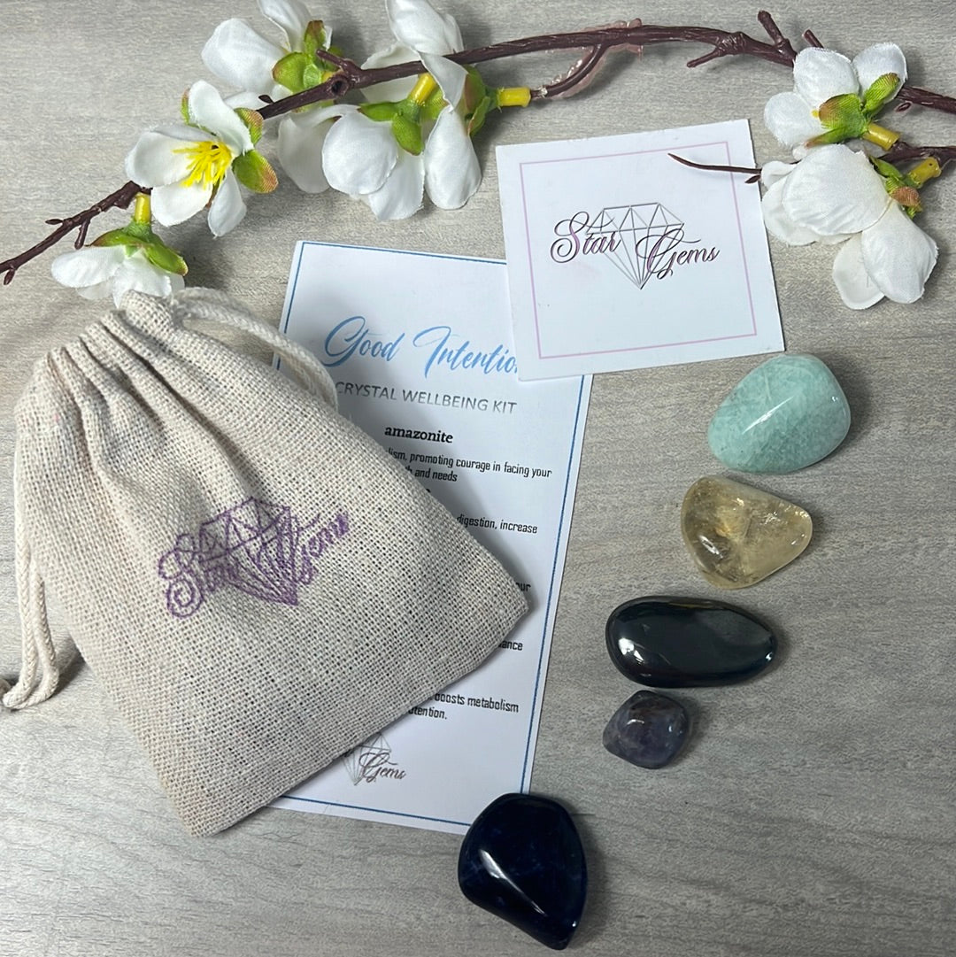 Starcrystalgems - Good Intentions Weight Loss Tumblestone Kit