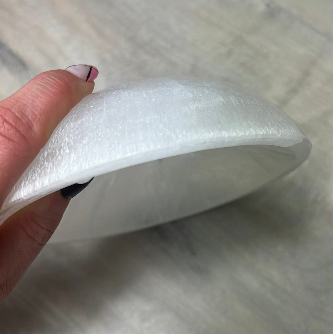 XL Round Selenite Charge Charging Bowl