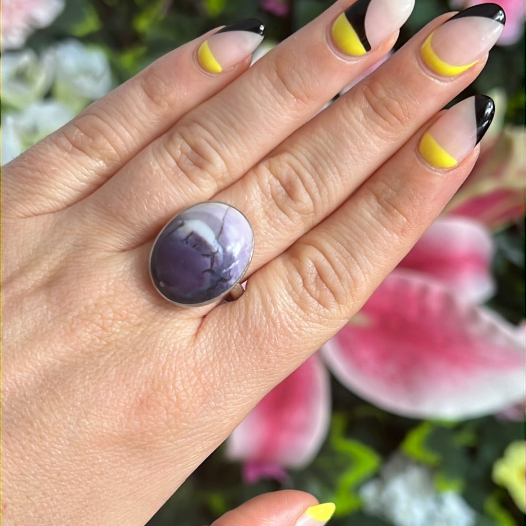 Tiffany Stone 925 Sterling Silver Ring - S