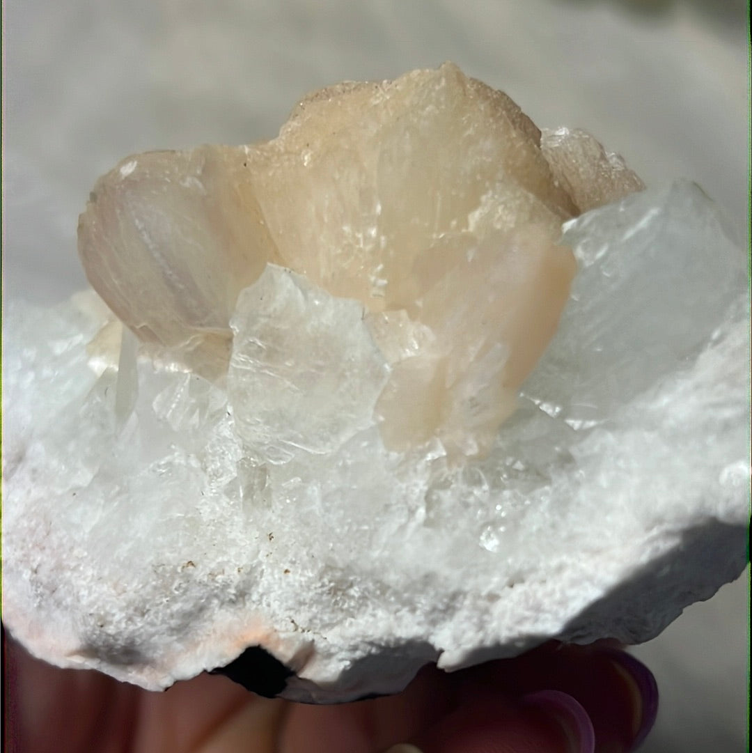 Apophyllite & Stillbite Cluster Specimen