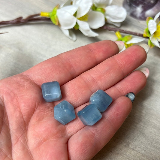 Mini Aquamarine Cube