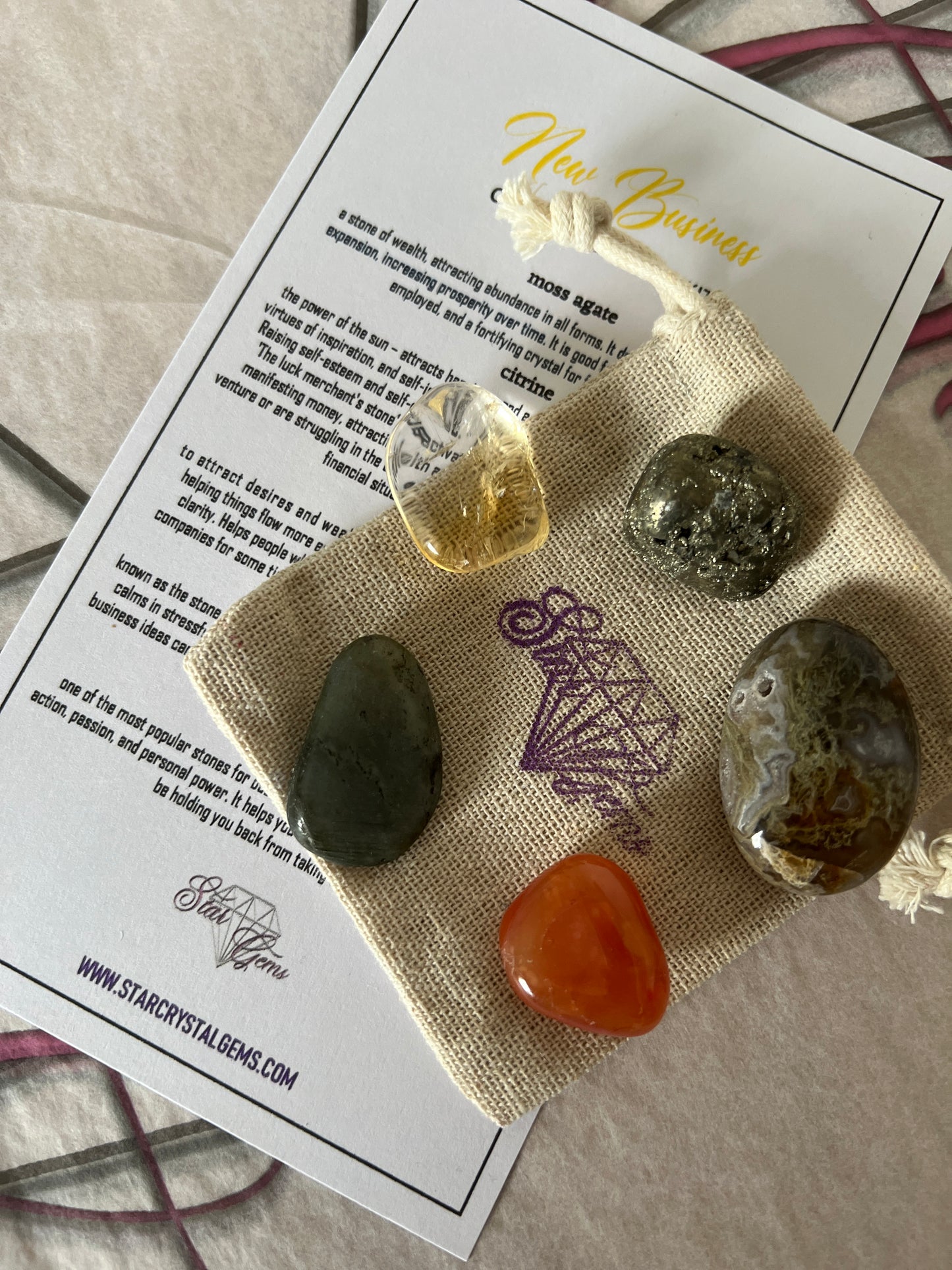 Starcrystalgems - New Business Venture Tumblestone Kit