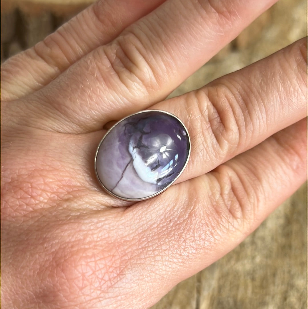 Tiffany Stone 925 Sterling Silver Ring - S