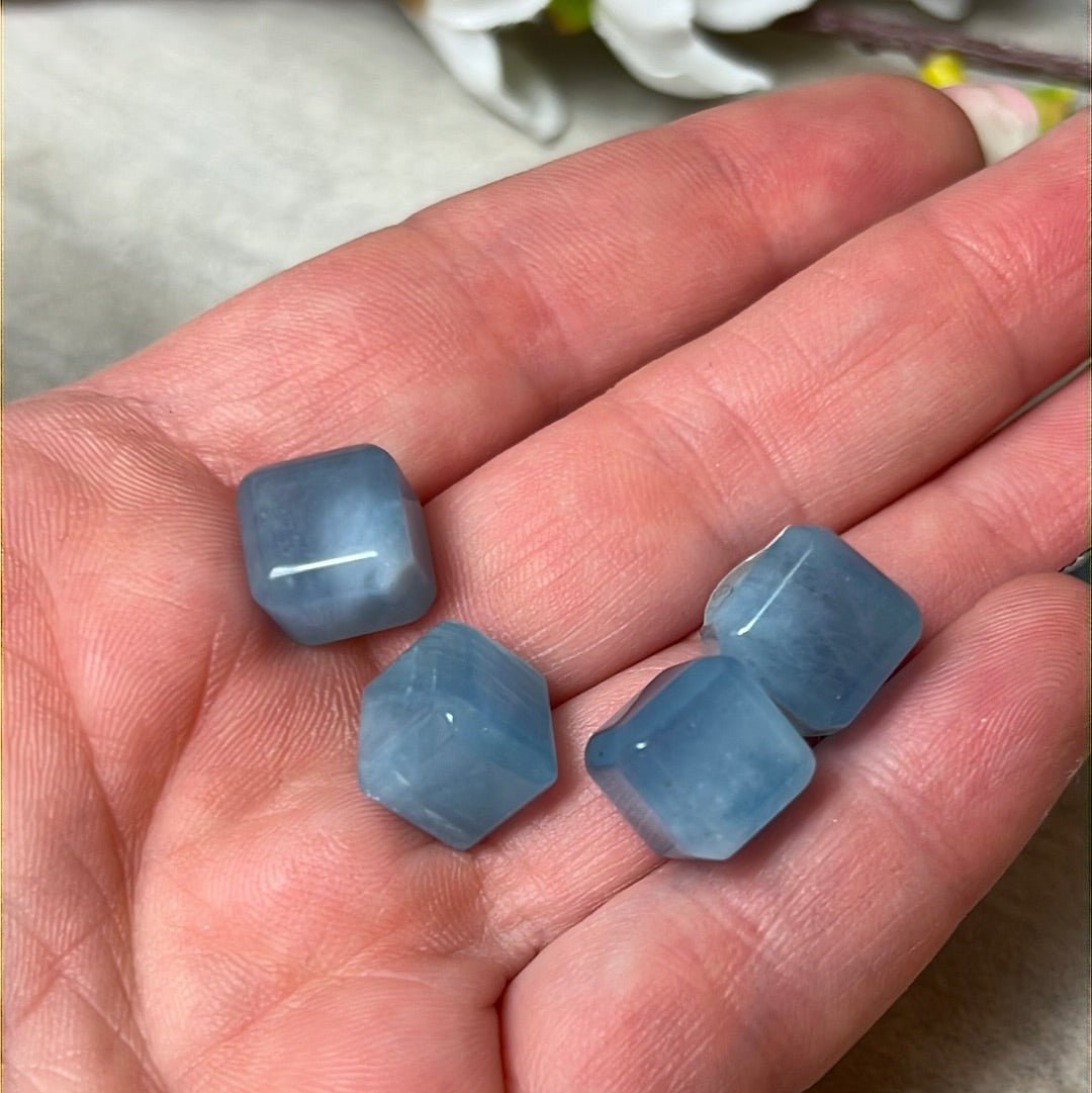 Mini Aquamarine Cube
