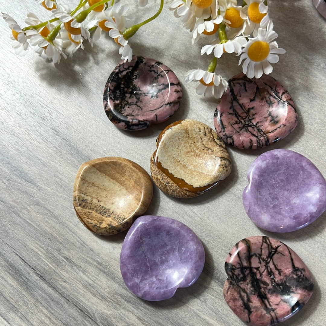 Heart - Worry Palm Stone