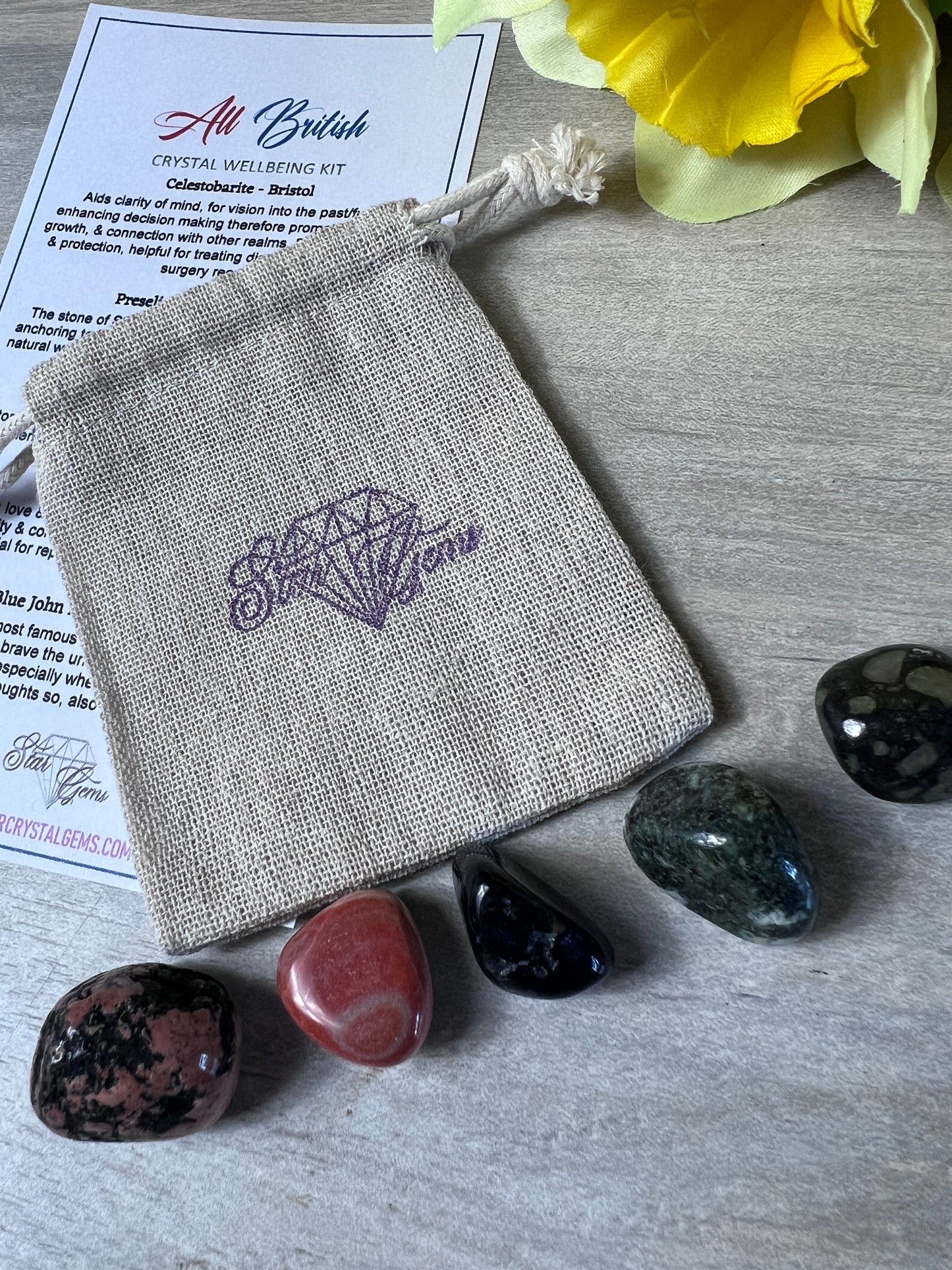 Starcrystalgems - All British Tumblestone Set
