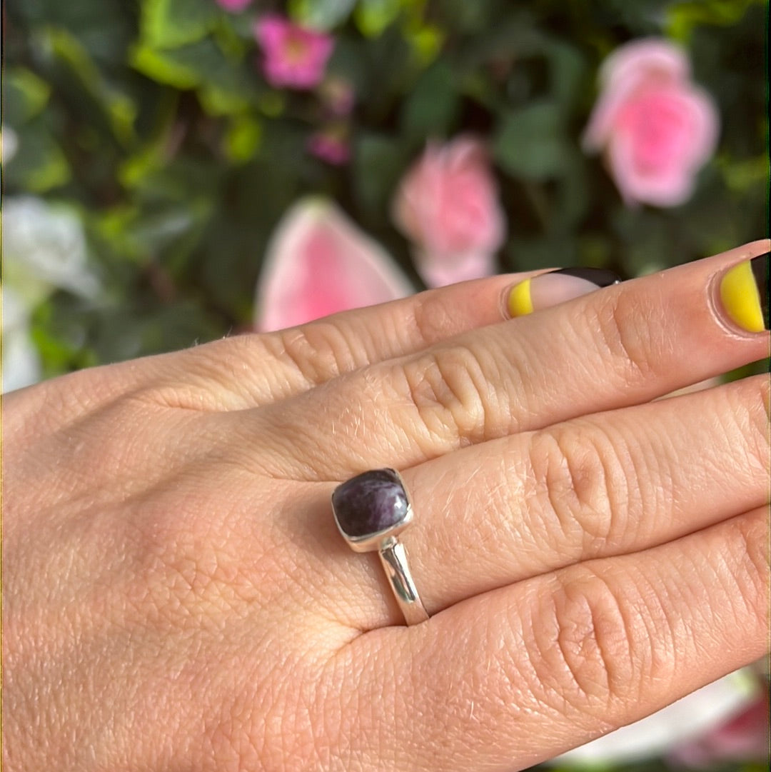Kammererite 925 Sterling Silver Ring - N 1/2 - O