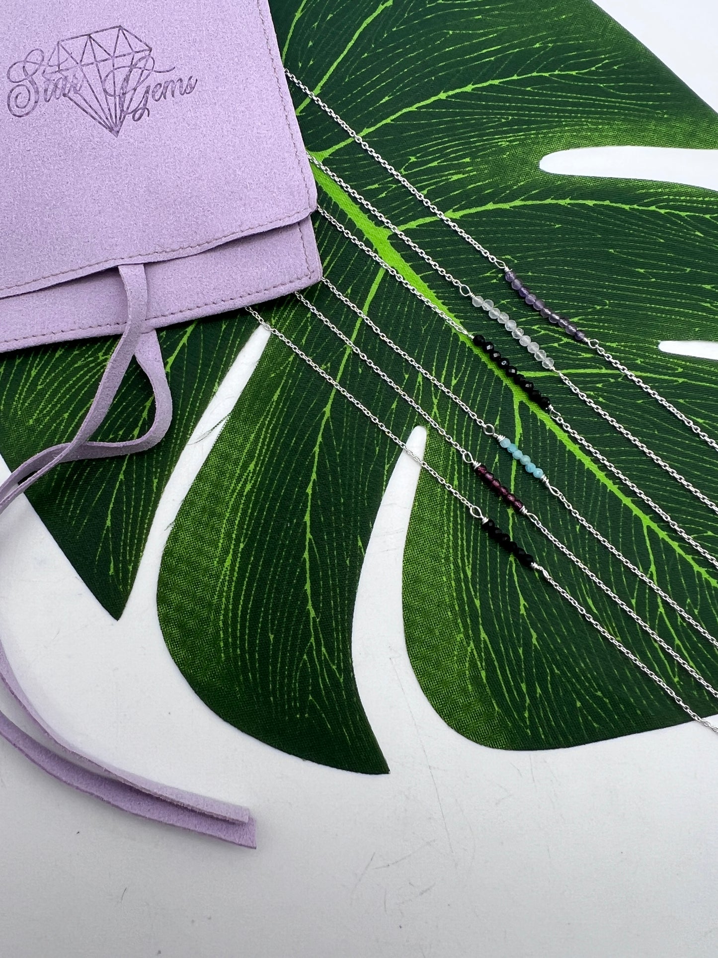 Crystal Diddy Anklet - 925 Sterling Silver