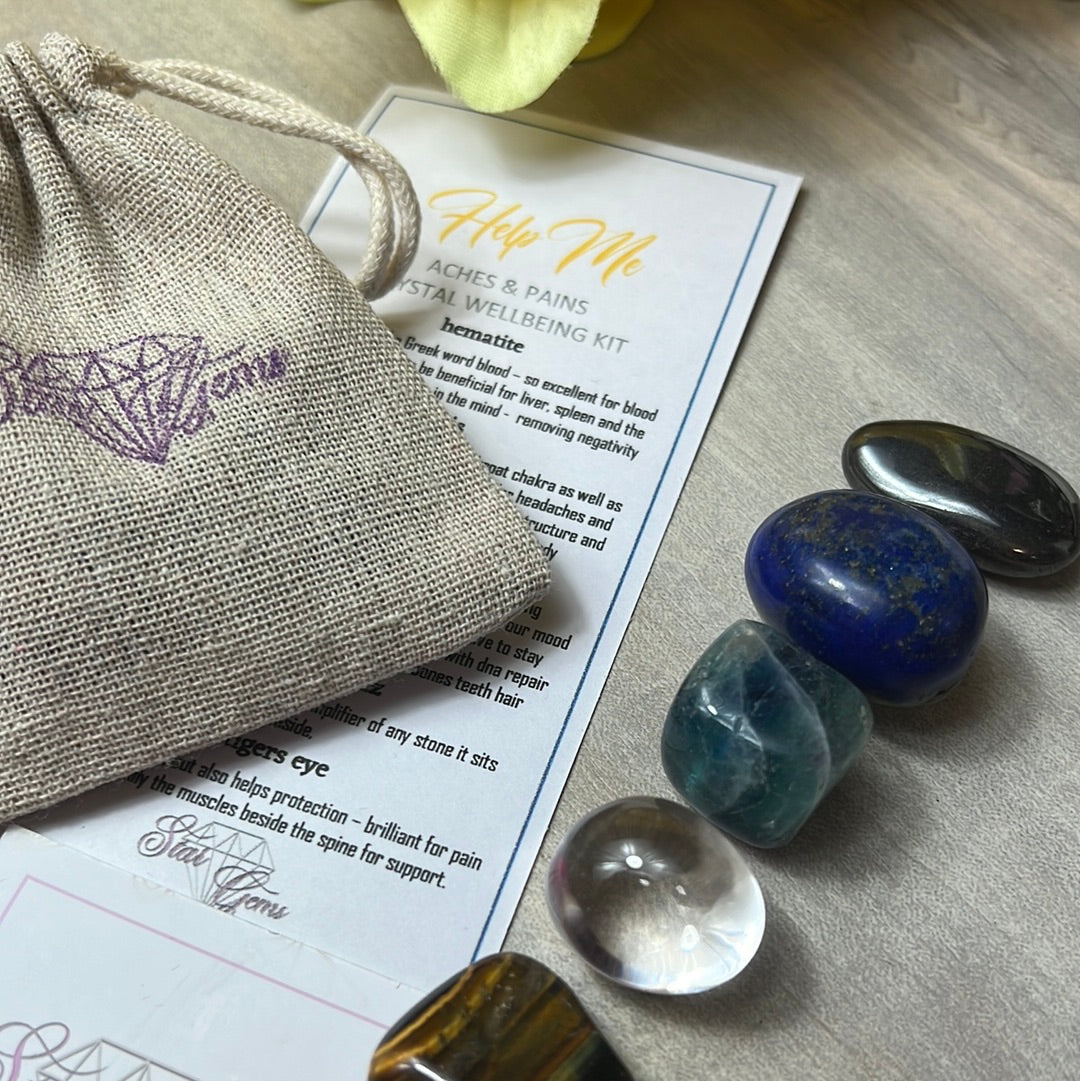 Starcrystalgems - Aches & Pains Tumblestone Kit