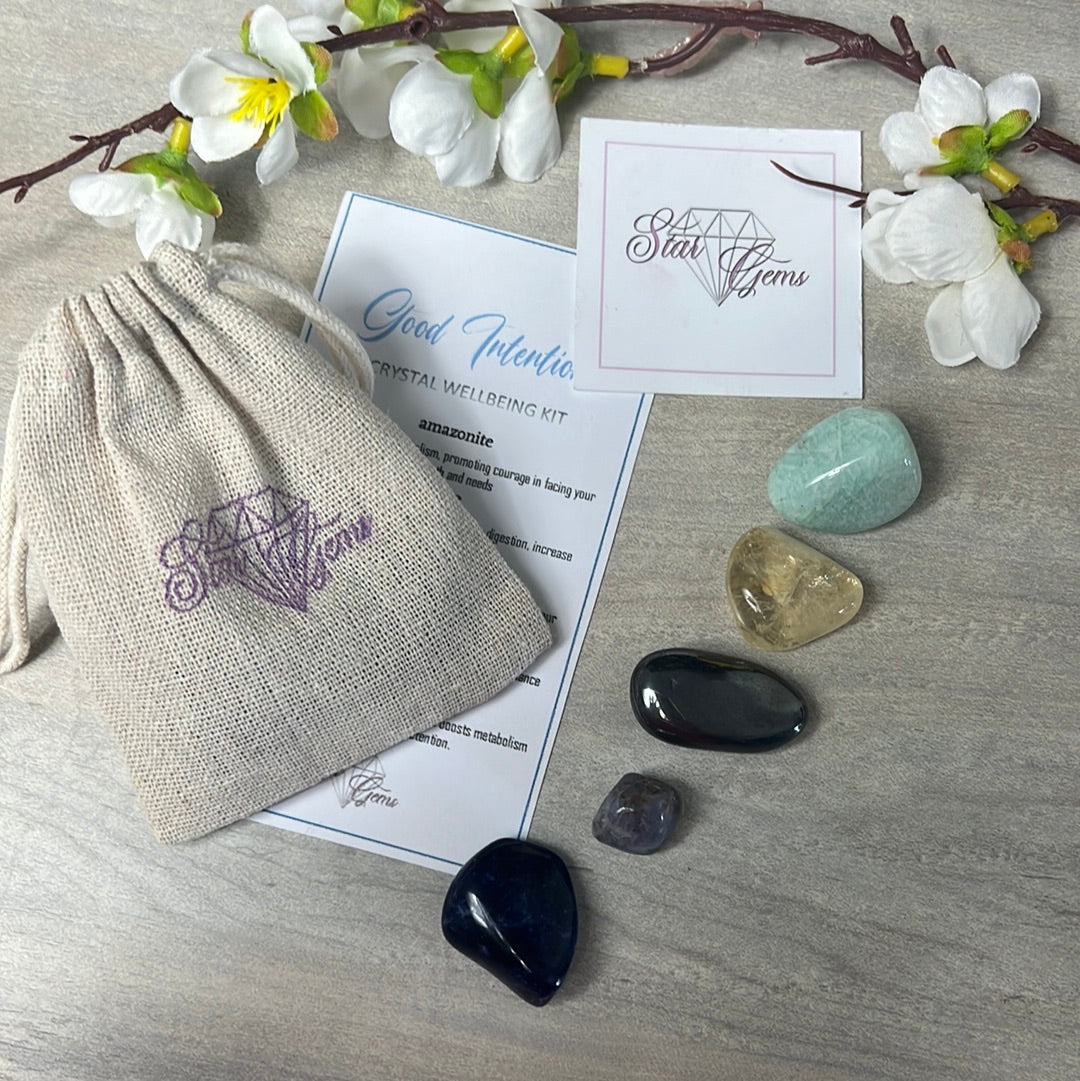Starcrystalgems - Good Intentions Weight Loss Tumblestone Kit