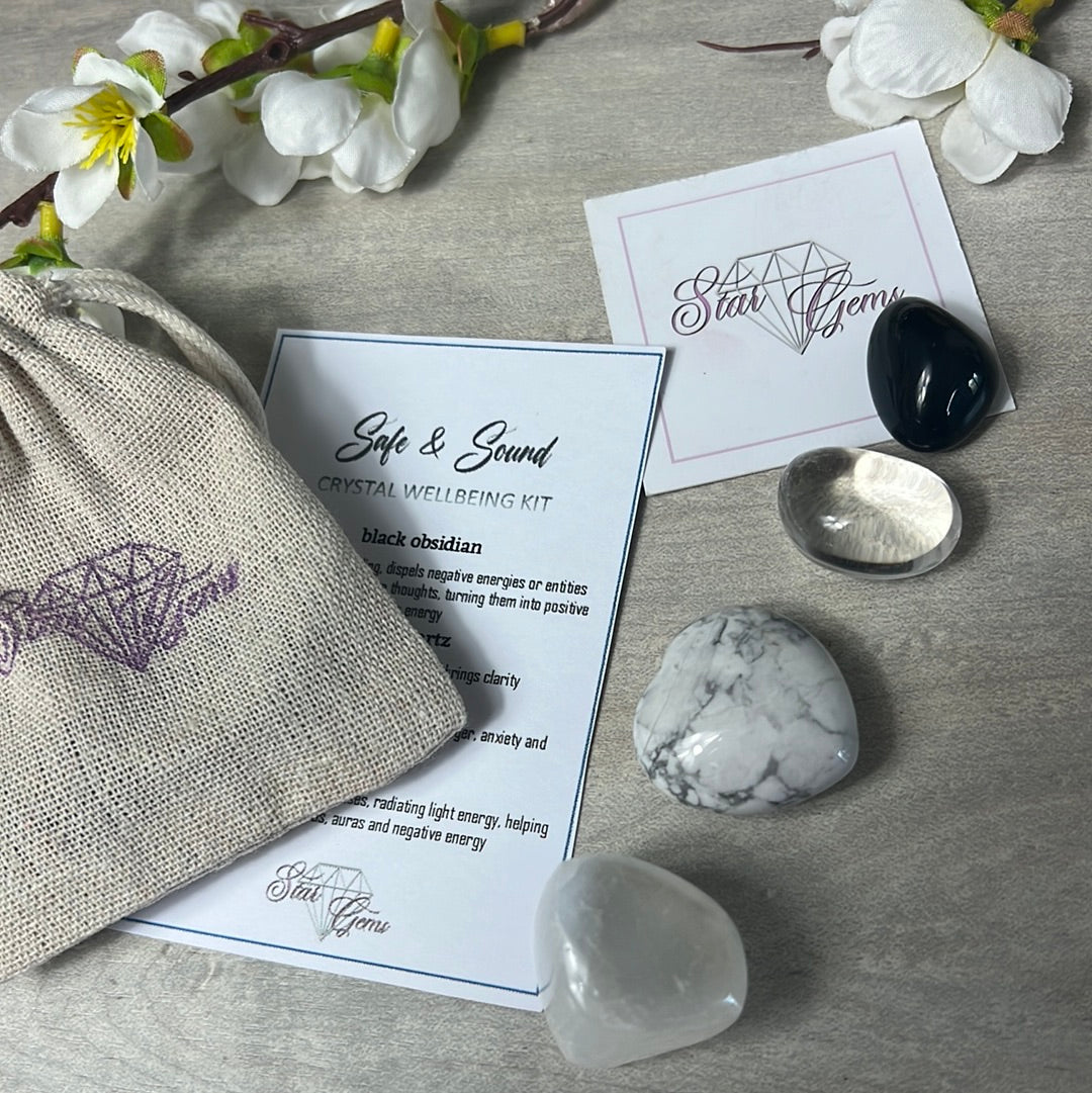 Starcrystalgems - Safe & Sound Protection Tumblestone Kit