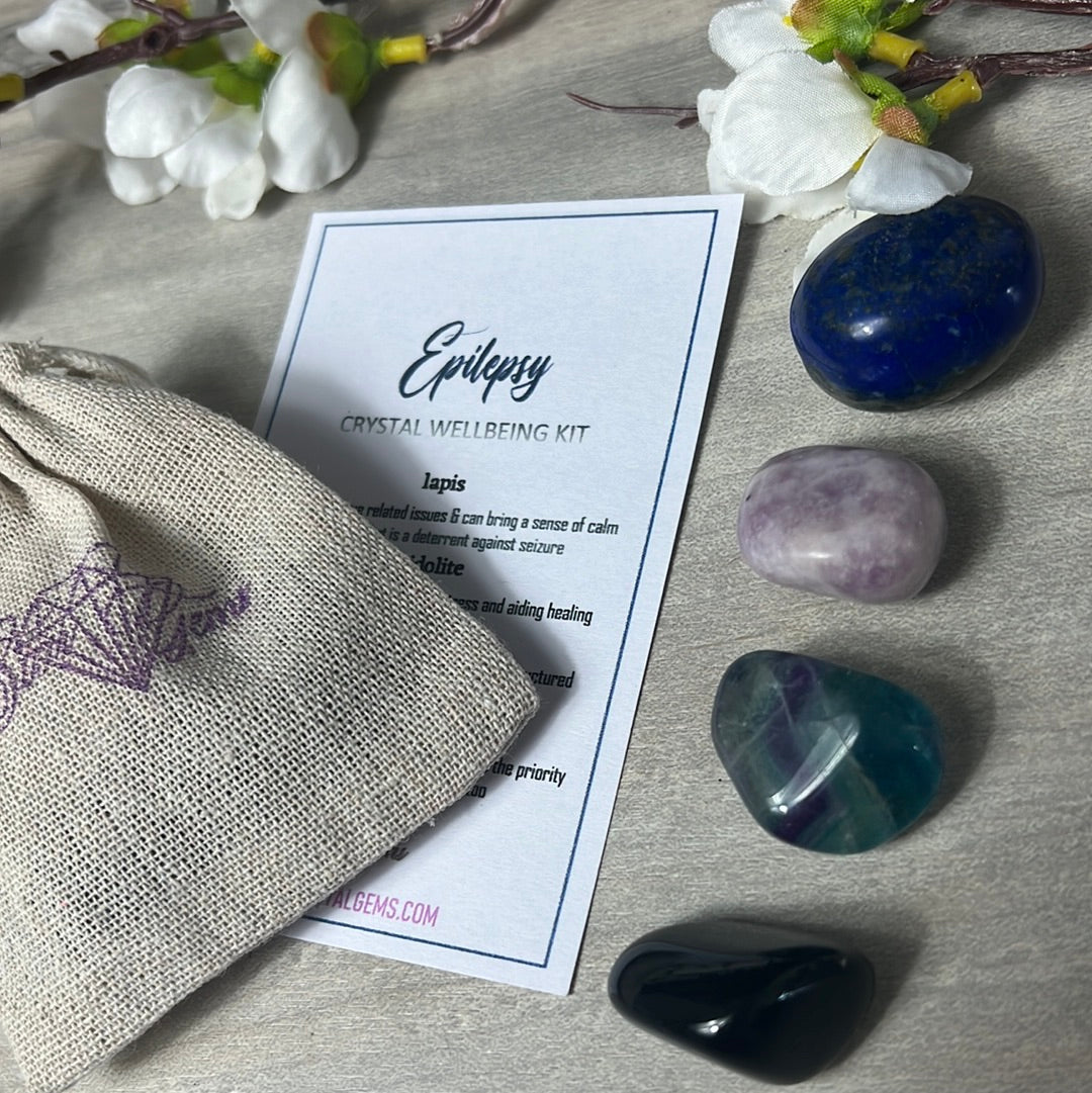 Starcrystalgems - Epilepsy Help Protection Tumblestone Kit