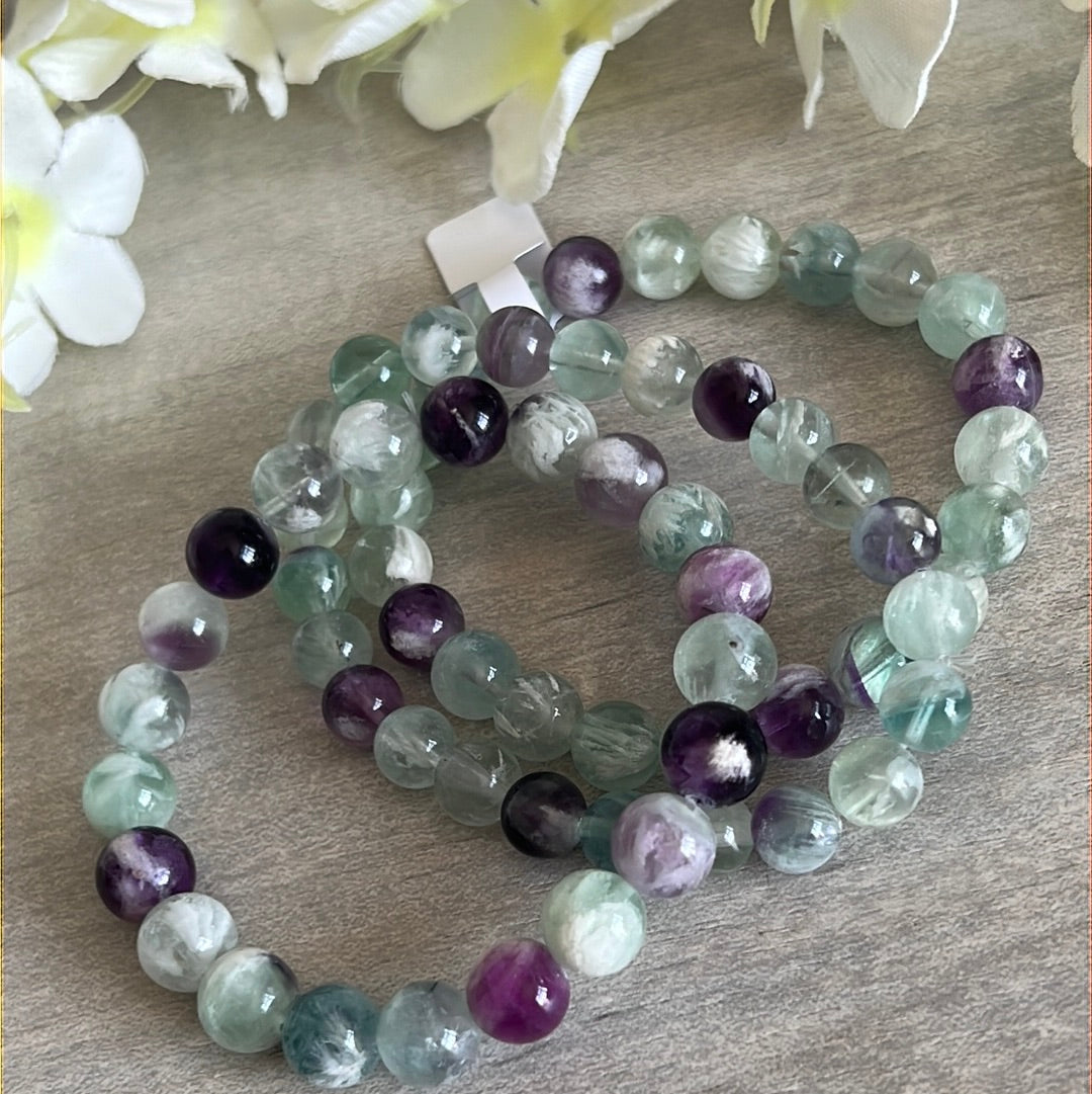 LAST Snowflake Fluorite Bracelet
