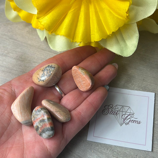 UK Celestobarite Tumble Tumblestone