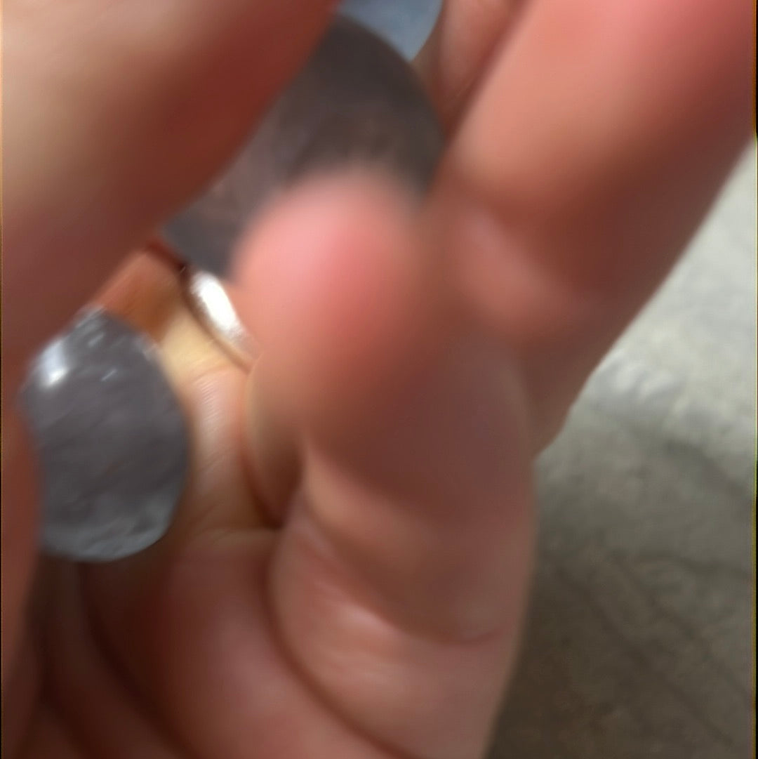 Celestite tumble tumblestone - rare