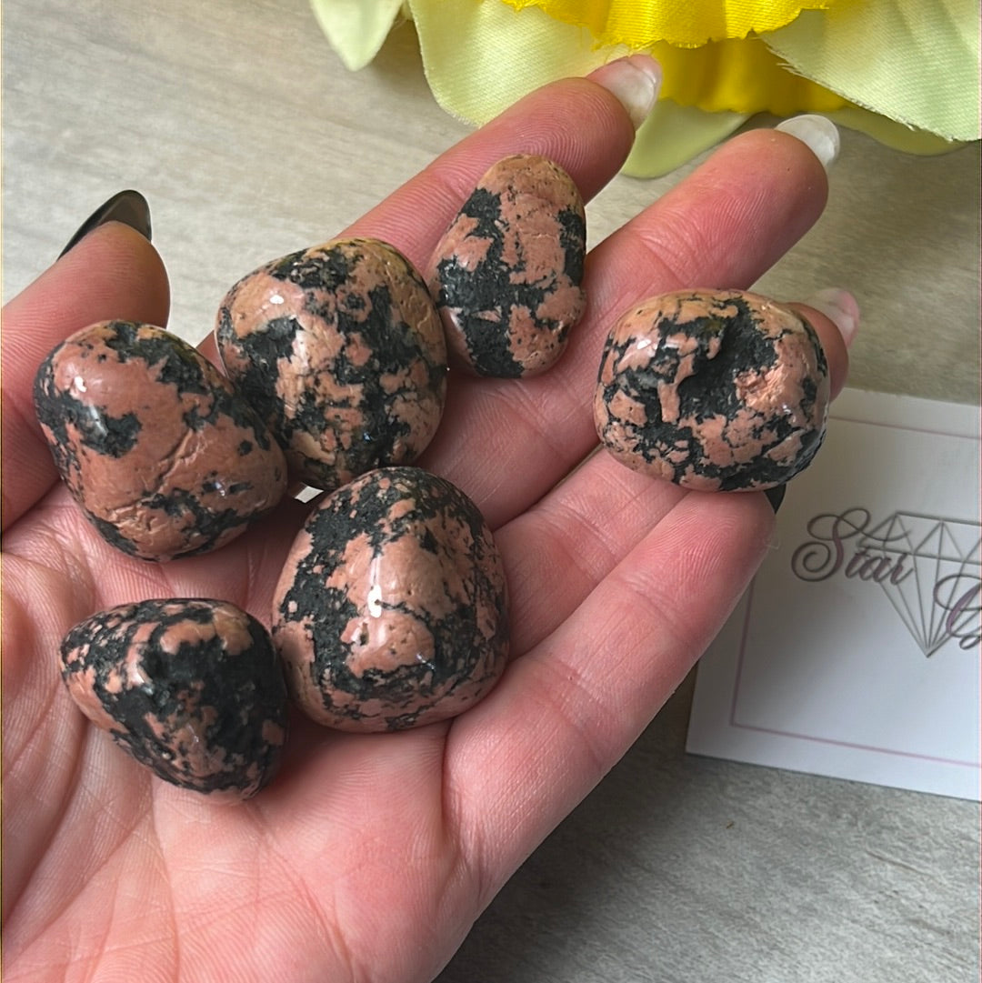 UK Luxullianite Tumble Tumblestone