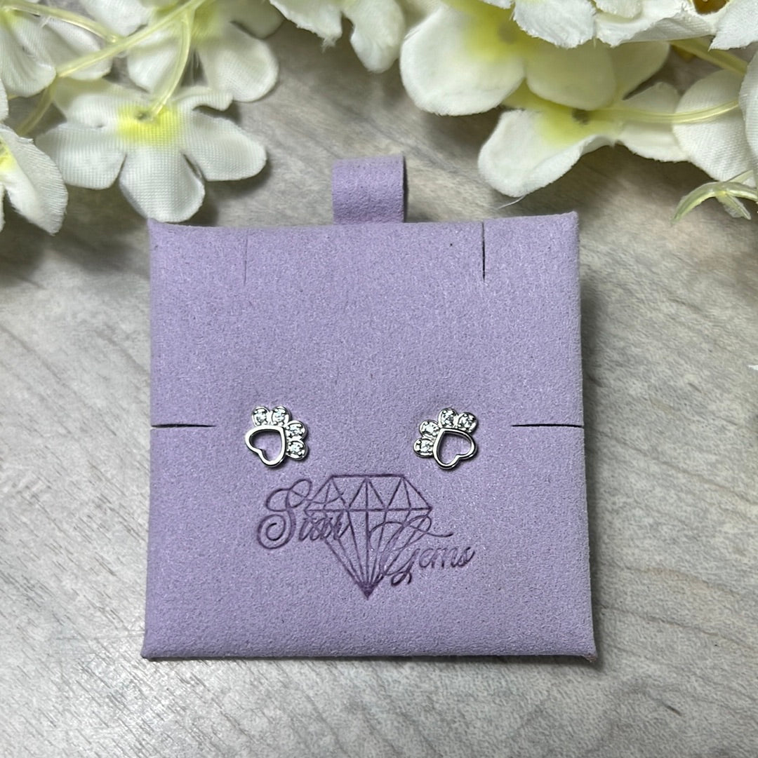 Paw Studs 925 Sterling Silver Earrings