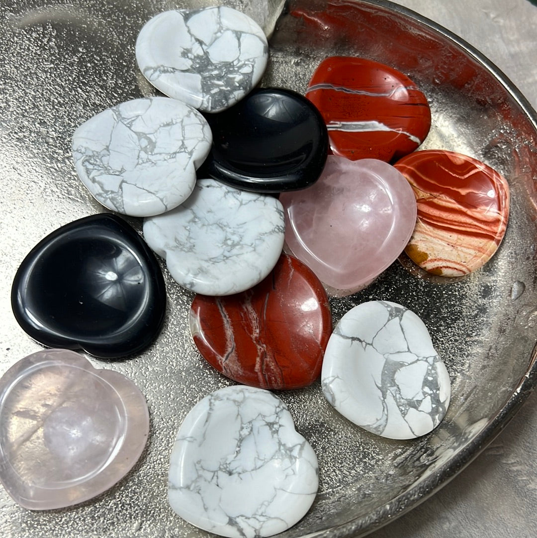Heart - Worry Palm Stone