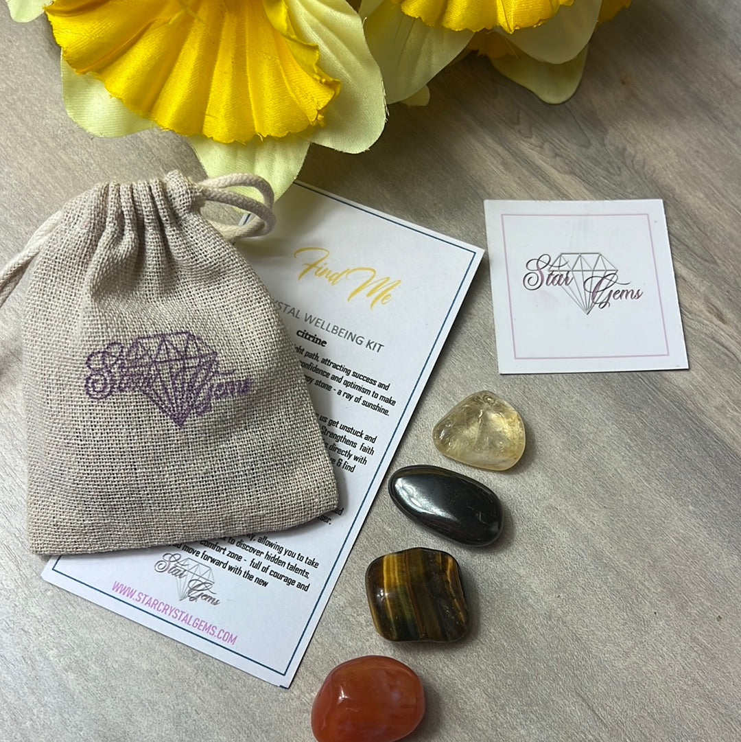 Starcrystalgems - Find Me - Feeling Lost Grounding Tumblestone Kit
