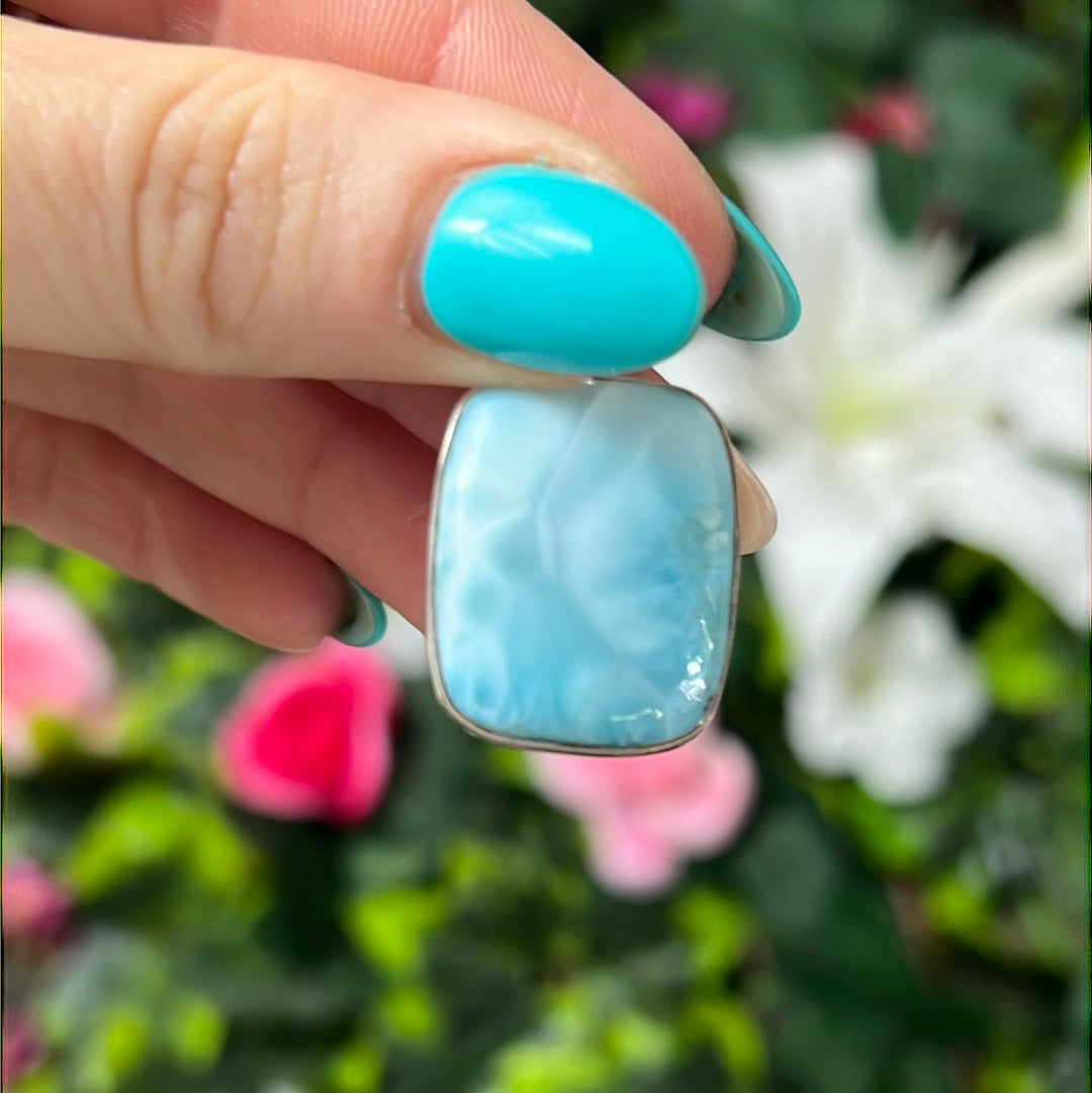 Larimar 925 Sterling Pendant