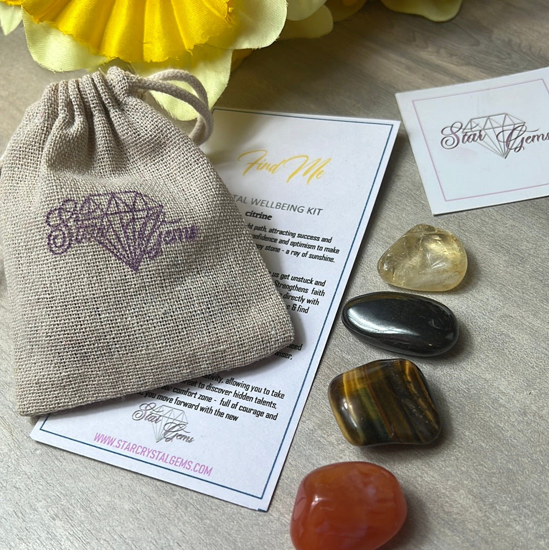 Starcrystalgems - Find Me - Feeling Lost Grounding Tumblestone Kit