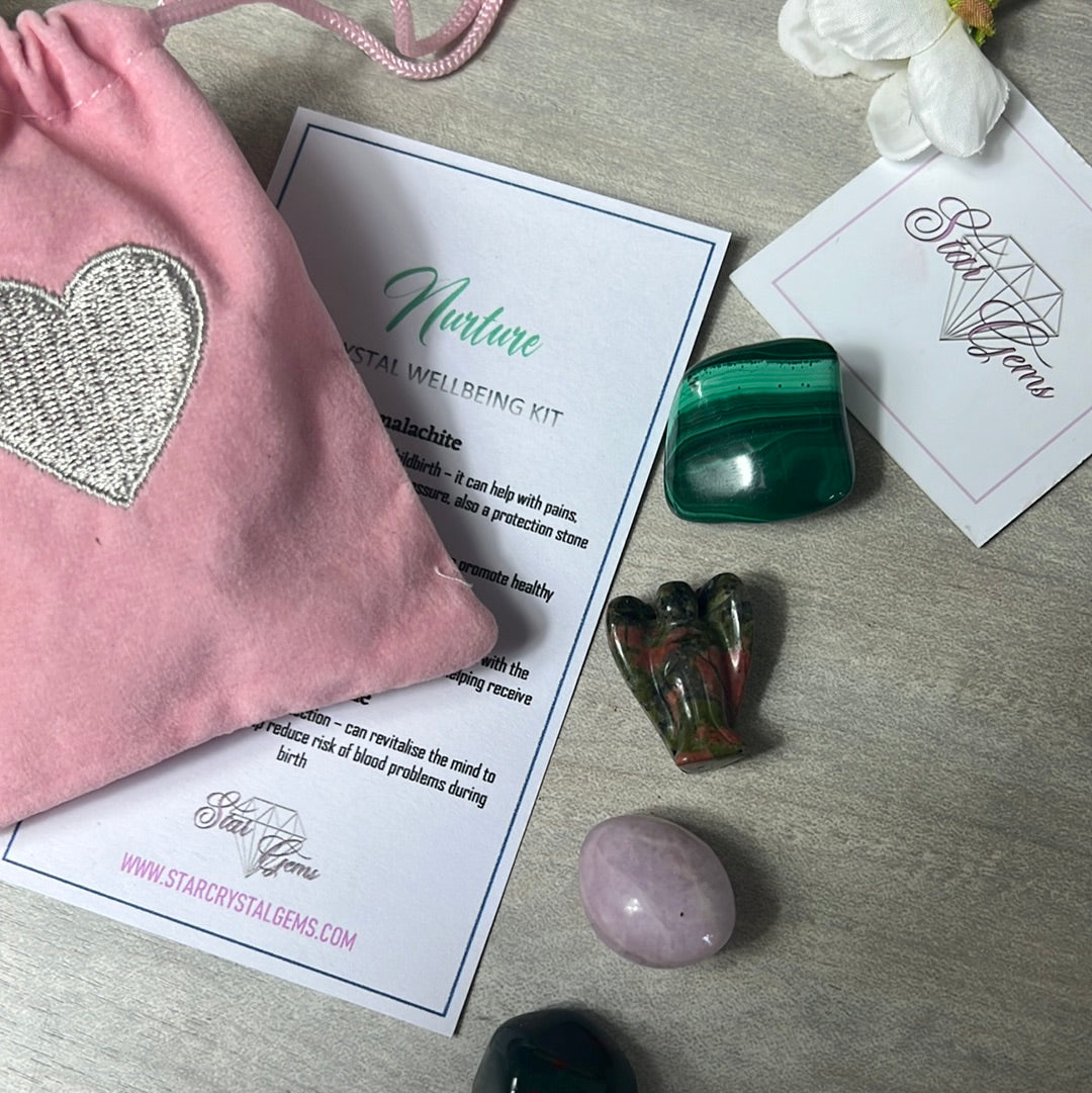 Starcrystalgems - Nurture Motherhood Pregnancy Tumblestone Kit