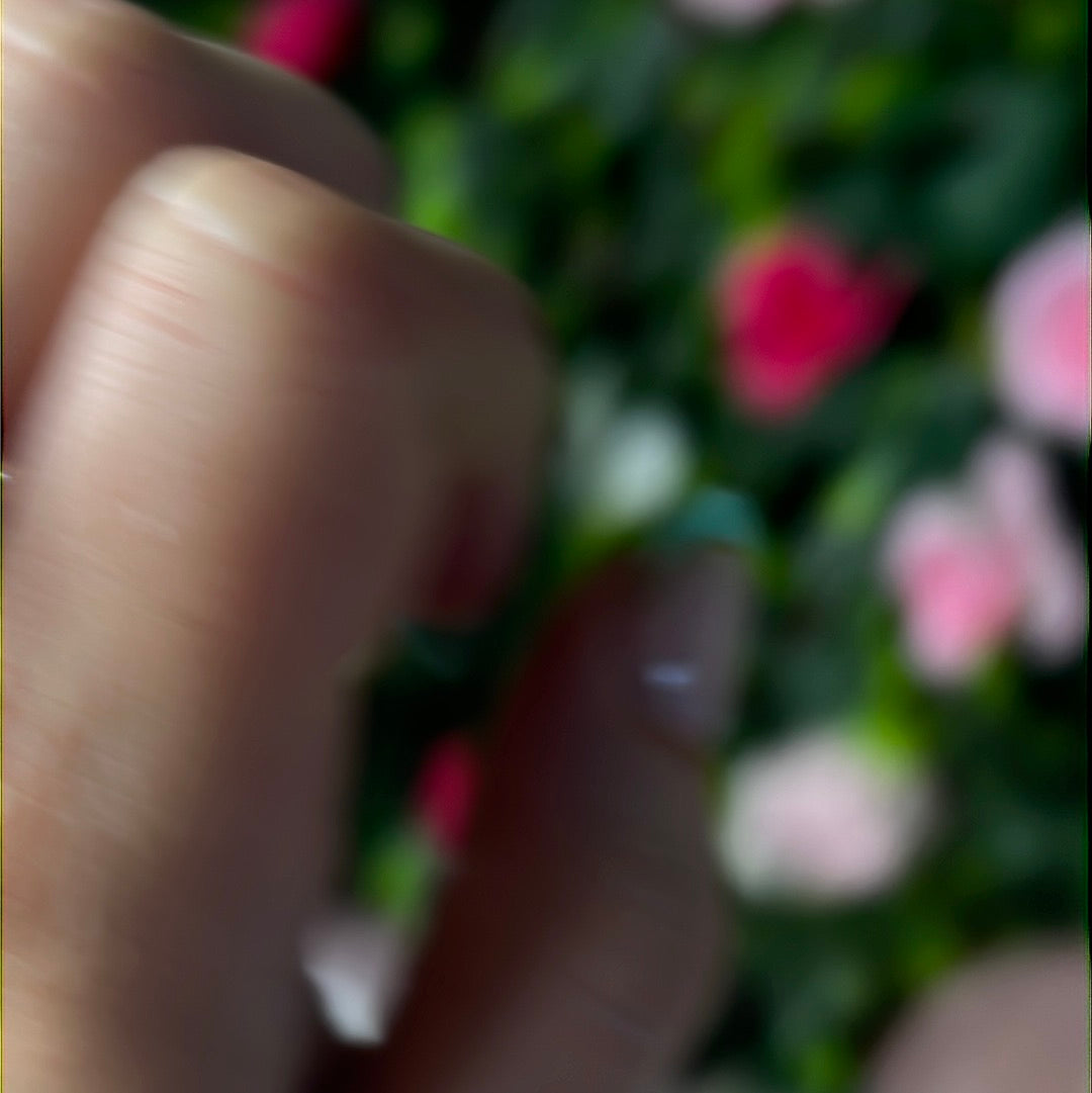 Pink Moonstone 925 Silver Ring -  Size P 1/2