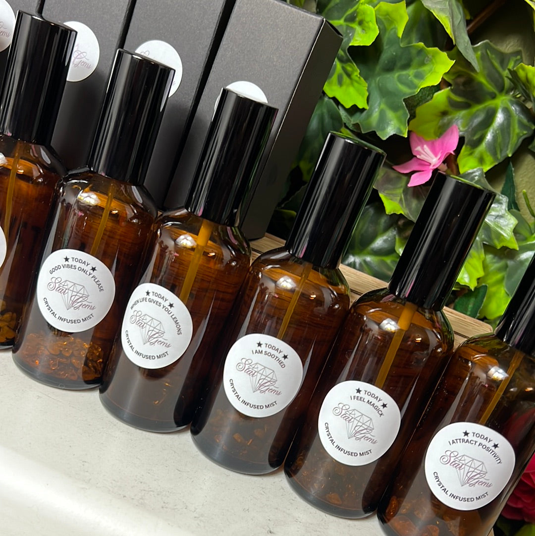 StarCrystalGems - TODAY Natural Crystal Infused Mist Sprays 100ML