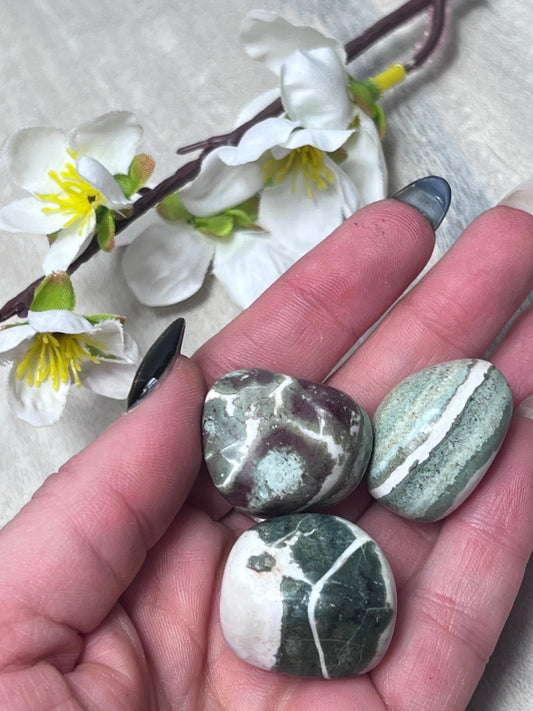 Green Sardonyx Tumble Tumblestone