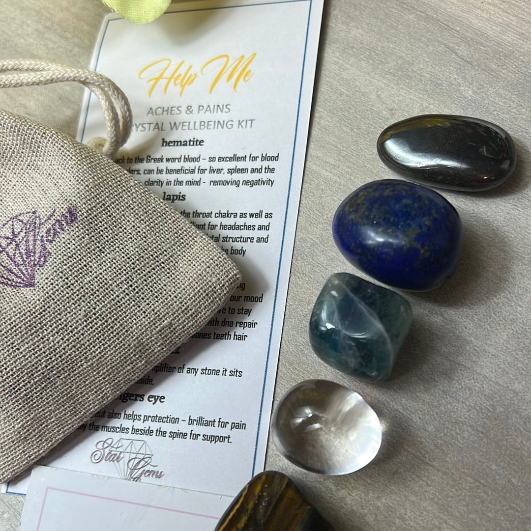 Starcrystalgems - Aches & Pains Tumblestone Kit