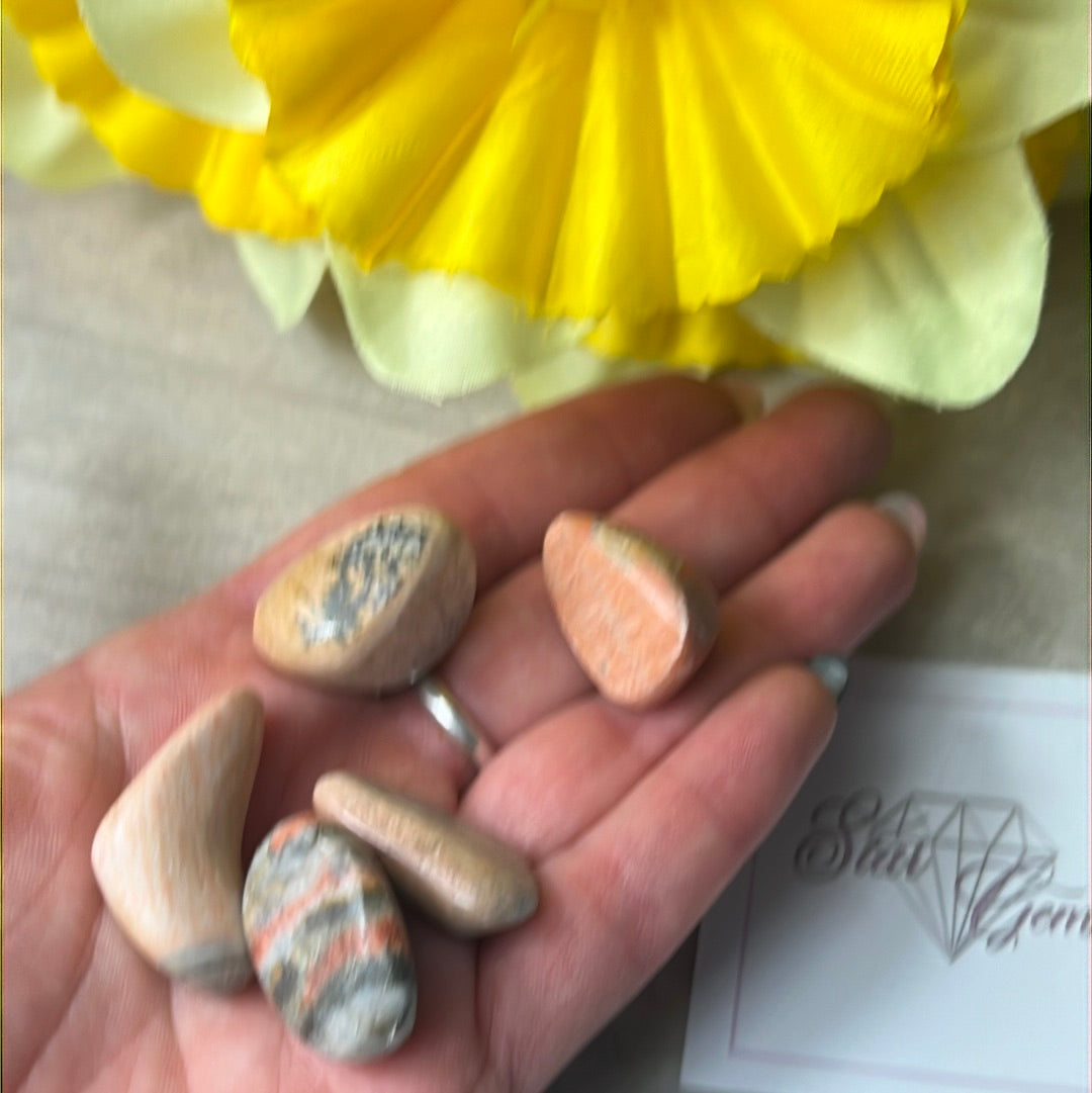 UK Celestobarite Tumble Tumblestone