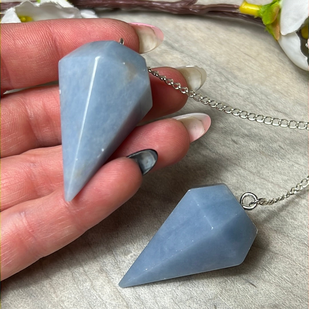 Angelite Pendulum / Dowser
