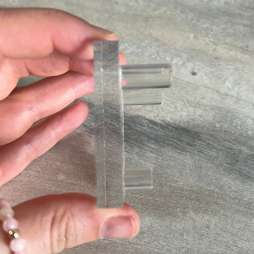 Plastic Perspex Stub Display Stand