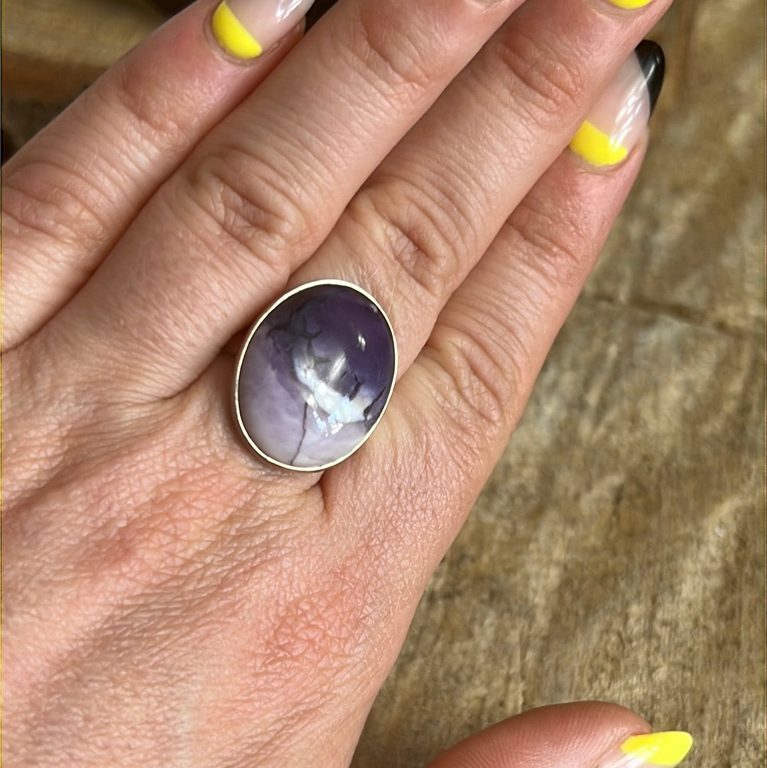 Tiffany Stone 925 Sterling Silver Ring - S