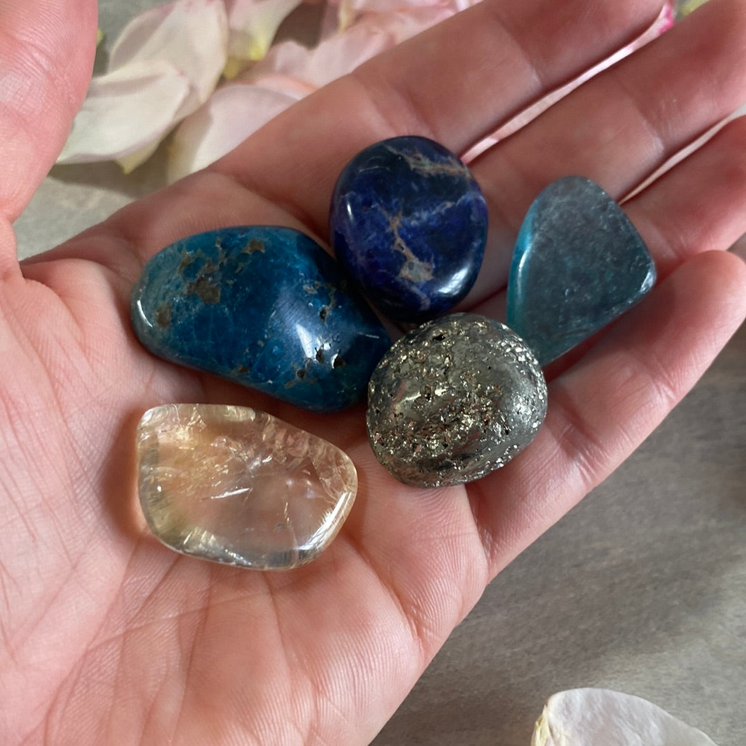 Starcrystalgems - I will get the Job - job interview good luck Tumblestone Kit