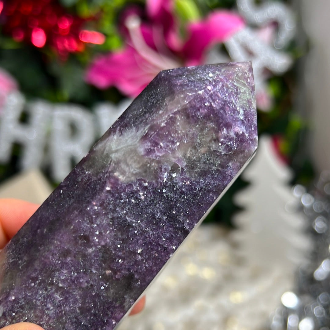 Lepidolite Tower Point