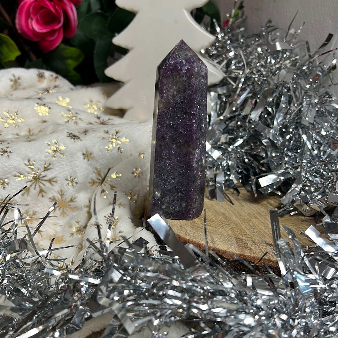 Lepidolite Tower Point