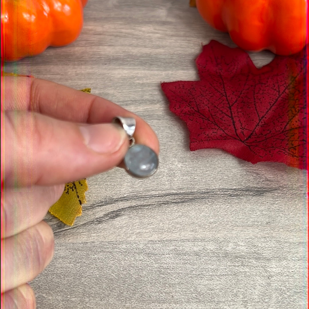 Aquamarine 925 Sterling Pendant