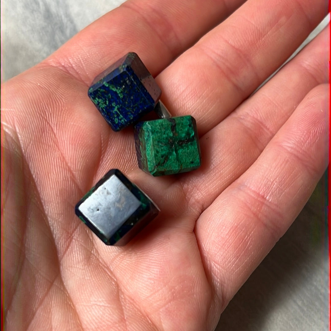 Azurite Cube