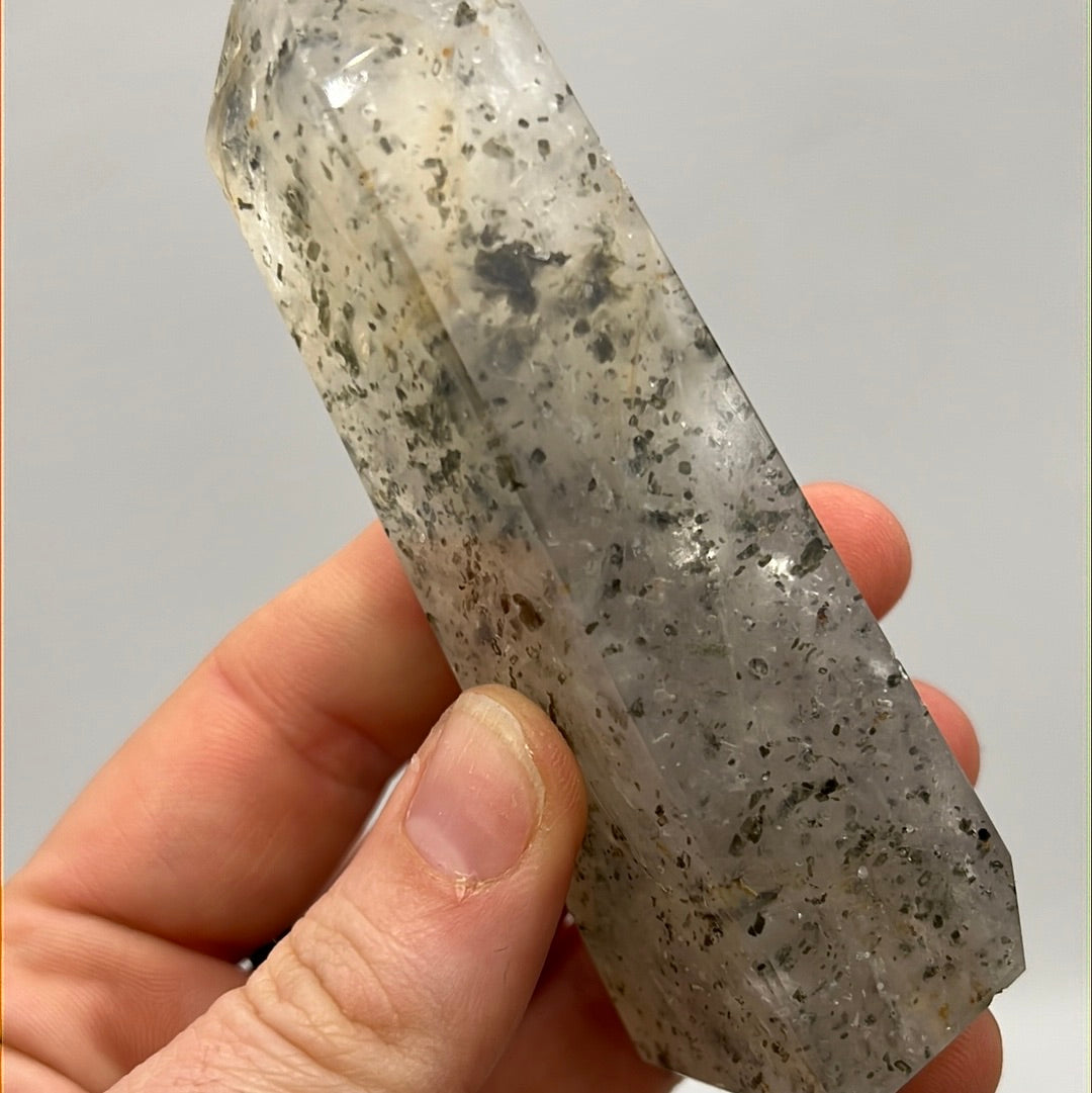 Pitaya Quartz (dragonfruit) Obelisk Tower