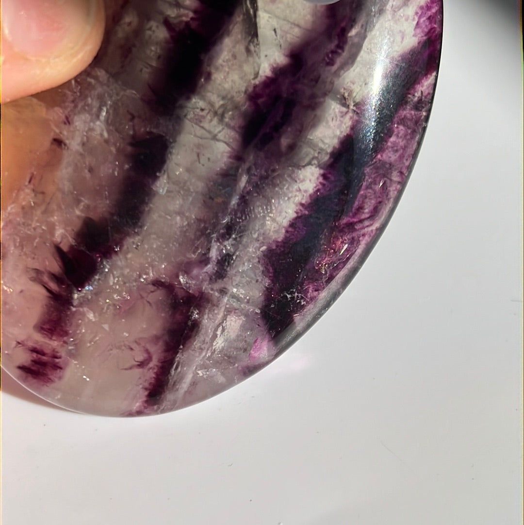 Large Fluorite Purple Palm